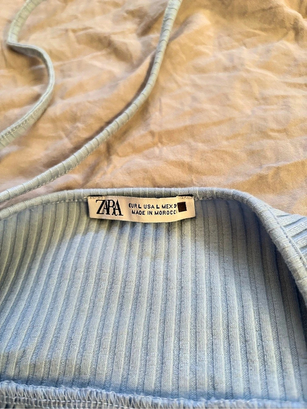 Zara Blue Mini Dress - Picture 4 of 4